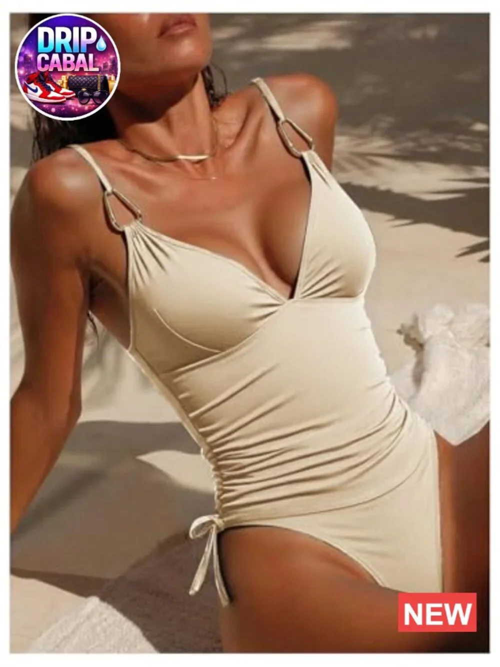Halter High Waisted Tankini Swimsuit Drawstring Side Ruched 2 Piece Bathing Suit